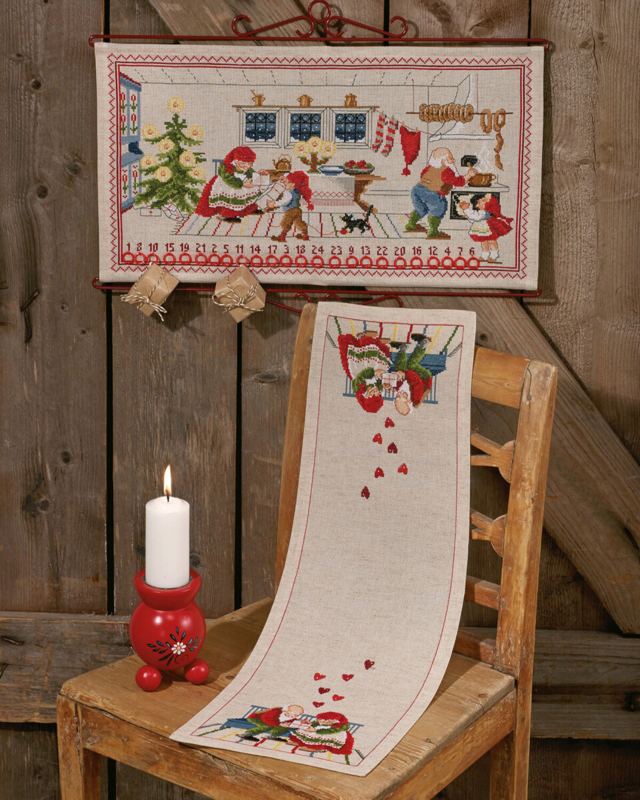 Kit de broderie Le lutin dans la cuisine B5135/55 55 x 30 cm