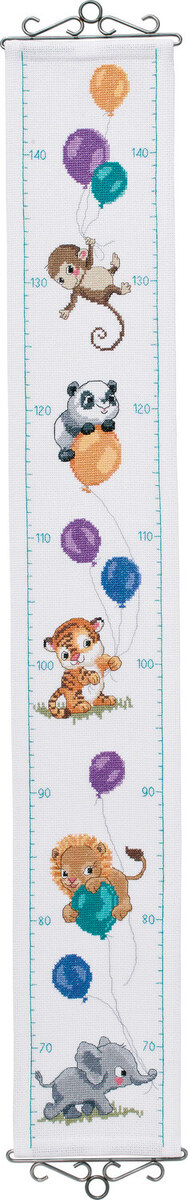 Kit de Broderie Ruban à mesurer avec des animaux B5124/14 x 2 14 x 94 cm