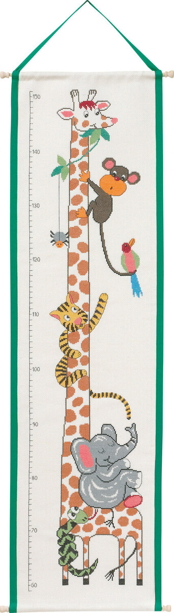 Kit de broderie Mètre Ruban Girafe 5129/30 28 x 99 cm