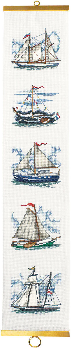 Kit de broderie Bateaux à voiles R5159/16 16 x 80 cm