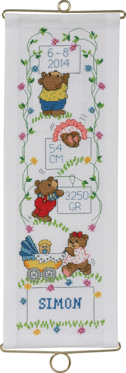 Kit de broderie Simon incl/ 5188/14 14 x 40 cm