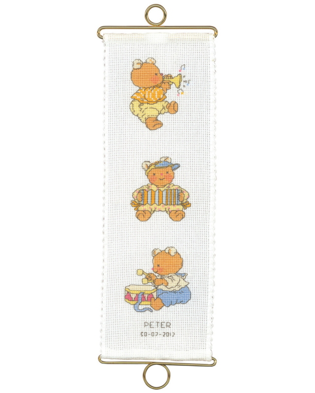 Kit de Broderie Happy Friends 10 x 30 cm m/5188/10
