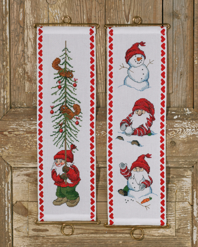 Kit de broderie Lutin avec arbre M/5188/12 12 x 39 cm
