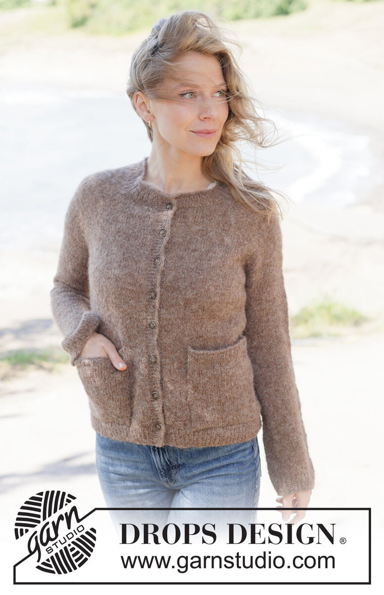262-25 Forest Pocket Cardigan by DROPS Design