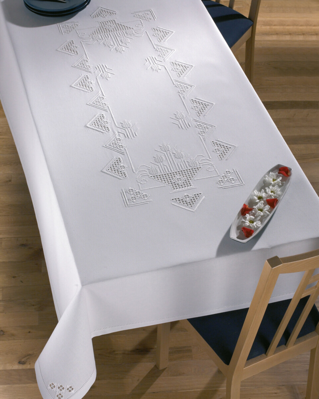 Kit de broderie Hardanger 138 x 210 cm