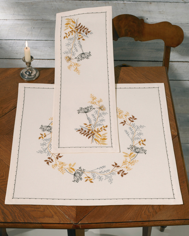 Kit de Broderie Brins en Couleurs d'Automne 23 x 66 cm