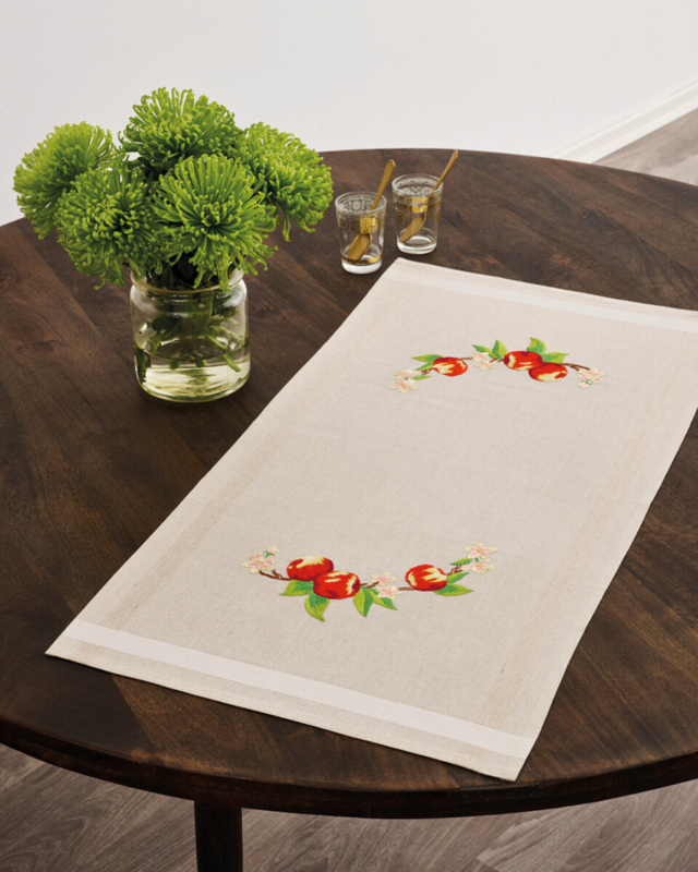 Kit de broderie Pommes 40x80cm