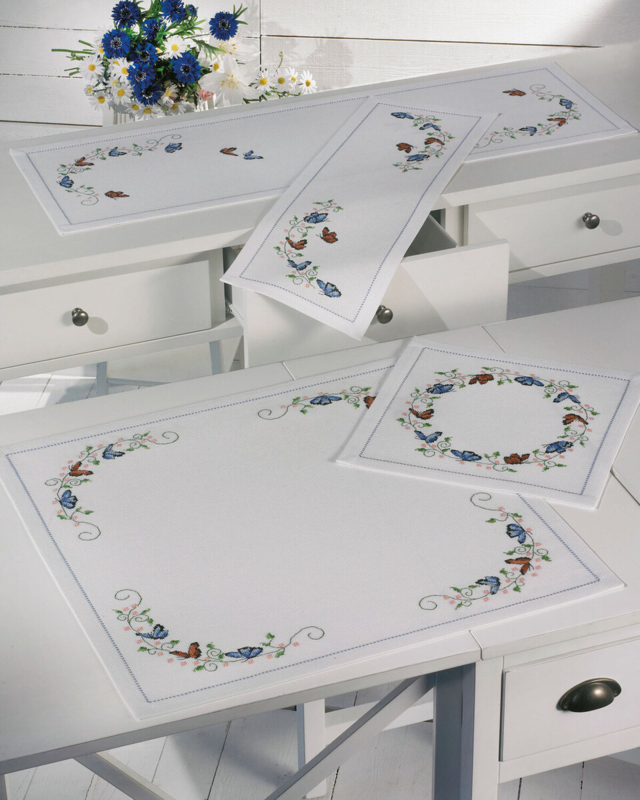 Kit de Broderie Papillons 23 x 67 cm