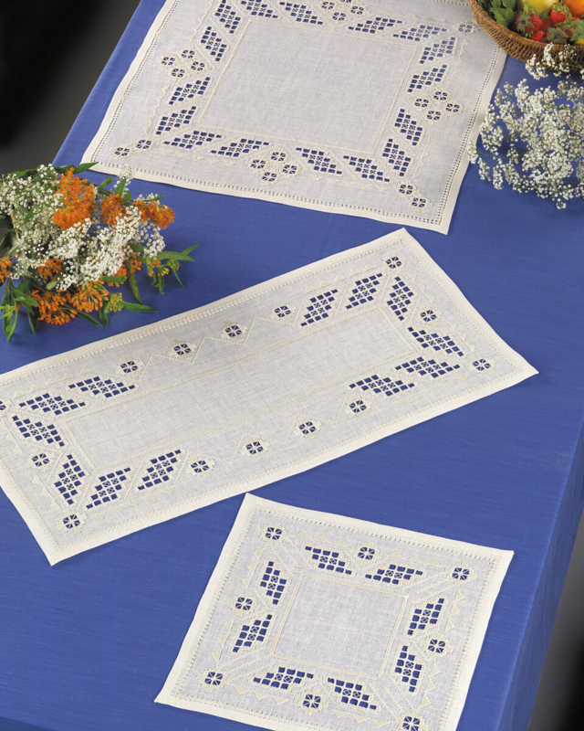 Kit de broderie Hardanger 35 x 74 cm