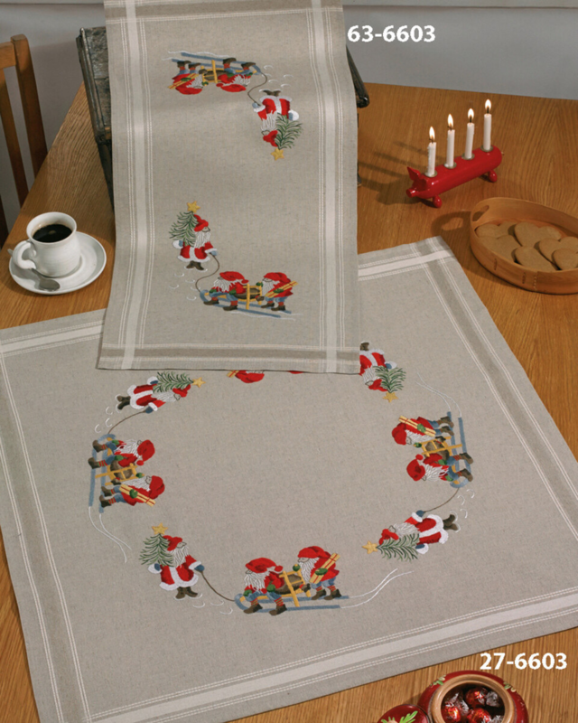 Kit de broderie Trois lutins 40x80 cm