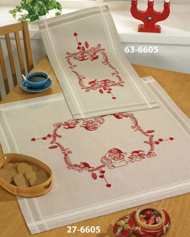 Kit de broderie Petits lutins 40 x 80 cm