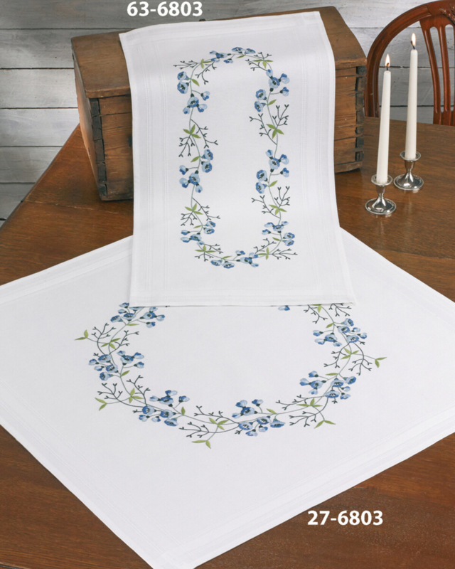 Kit de broderie Campanules 40 x 80 cm