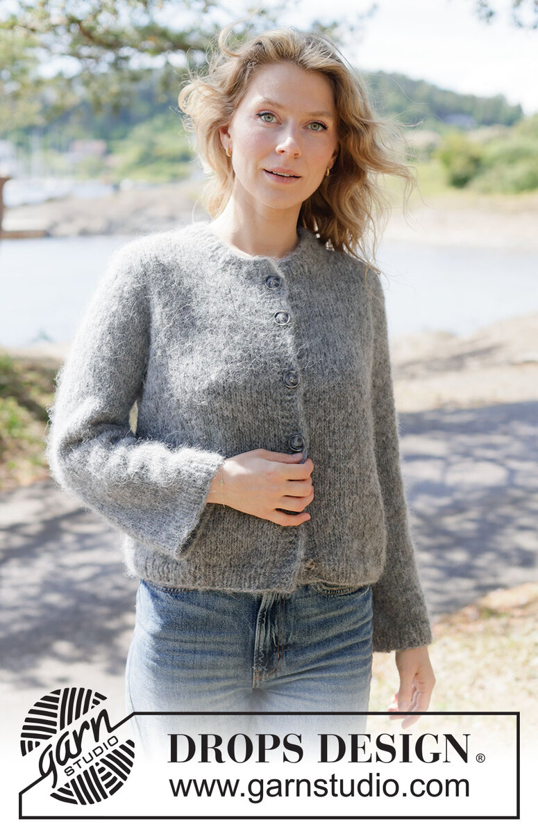 263-32 Cloud Drift Cardigan by DROPS Design