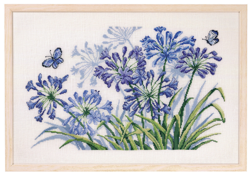 Kit de broderie La Fleur de l'Amour 56x39cm
