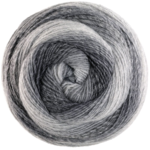 Lana Grossa Gomitolo Gala 4023 Gris clair-/moyen-/foncé