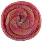 Lana Grossa Gomitolo Gala 4032 Violet gris/rose/rouge tomate/jaune orangé