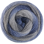 Lana Grossa Gomitolo Gala 4030 Gris souris/gris/bleu acier/bleu marine/bleu saphir/gris clair
