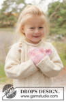 50-6 Fairy Flurry Mittens by DROPS Design