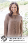 262-22 Caramel Haze Cardigan by DROPS Design