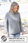 263-36 Slate Ridge Sweater by DROPS Design