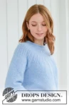 266-28 Blue Ray Sweater by DROPS Design