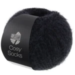 Lana Grossa Cosy Socks 18 Noir