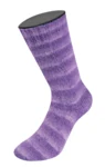 Lana Grossa Cosy Socks Soft Stripes 114 Lilas pâle/lilas/violet
