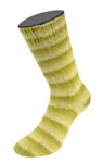 Lana Grossa Cosy Socks Soft Stripes 116 Citron vert/pistache/olive clair