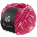 Lana Grossa Popcorn 03 Rose/rose/greige/jaune