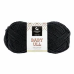 Gjestal Baby Ull 0090 Noir