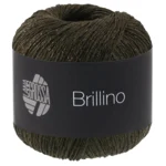Lana Grossa Brillino 52 Noir/Brun