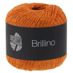 Lana Grossa Brillino 46 Orange brun