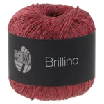 Lana Grossa Brillino 49 Rouge foncé