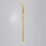 YKK Fermeture Éclair, Laiton, 4 mm 841 Écru