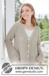268-17 Spell of Summer Cardigan by DROPS Design