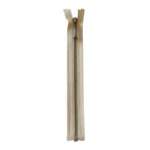 YKK Fermeture à Glissière Métal Séparable 4 mm (25-65 cm) 573 Beige, Laiton antique