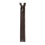 YKK Fermeture à Glissière Métal Séparable 4 mm (25-65 cm) 570 Marron, Laiton antique