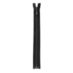 YKK Fermeture à Glissière Métal Séparable 4 mm (25-65 cm) 580 Noir, Laiton antique