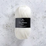 Svarta Fåret Sox Merino 4 ply 00 Blanc naturel