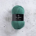 Svarta Fåret Sox Merino 4 ply 01 Encre bleu-vert