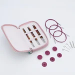 KnitPro Symfonie 2 Ensemble d'Aiguilles Circulaires Interchangeables, Starter Set, 13 cm