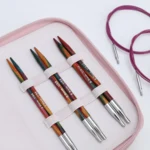 KnitPro Symfonie 2 Ensemble d'Aiguilles Circulaires Interchangeables, Starter Set, 13 cm