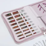 KnitPro Symfonie 2 Ensemble d'Aiguilles Circulaires Interchangeables, Deluxe, 13 cm