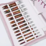 KnitPro Symfonie 2 Ensemble d'Aiguilles Circulaires Interchangeables, Grande, 13 cm