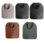 Go Handmade Rabat de Sac: Face avant 16 x 19 cm: Beige/Argent, Noir/Bronze, Noir/Argent, Marron/Bronze et Vert/Argent