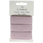 Go Handmade Bande Élastique: 3 m x 20 mm, Rose vintage