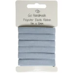 Go Handmade Bande Élastique: 5 m x 10 mm, Gris/bleu
