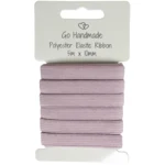 Go Handmade Bande Élastique: 5 m x 10 mm, Rose vintage