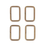 Go Handmade Anneau Carré Bronze