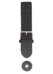 Go Handmade Fermoir avec bouton-pression: Noir/argent